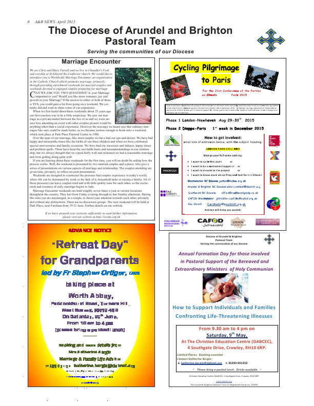 Apr 2015 edition of the A & B News