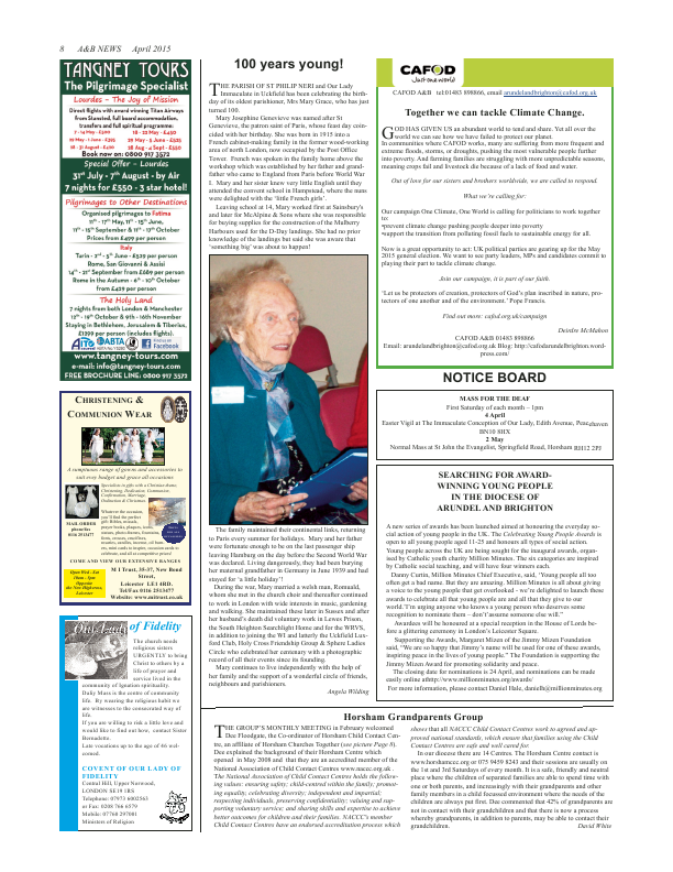Apr 2015 edition of the A & B News