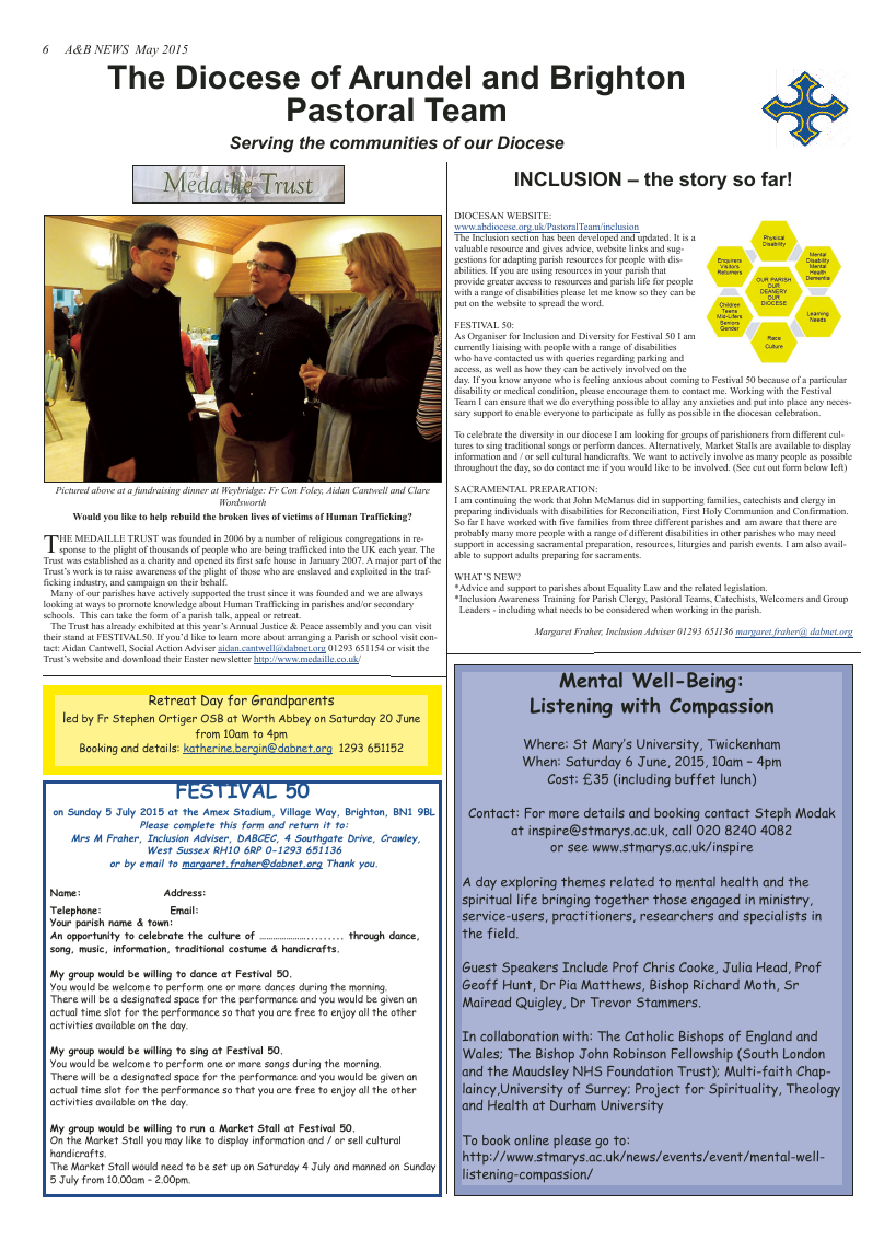 May 2015 edition of the A & B News