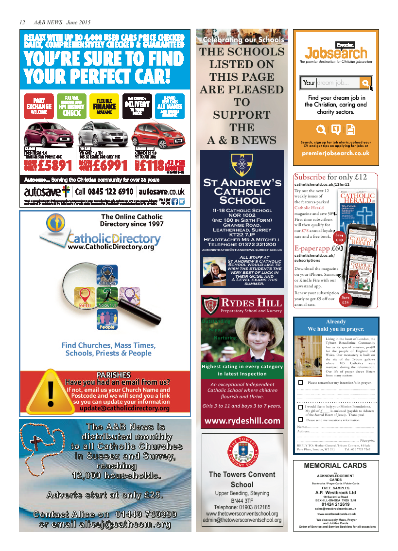 Jun 2015 edition of the A & B News