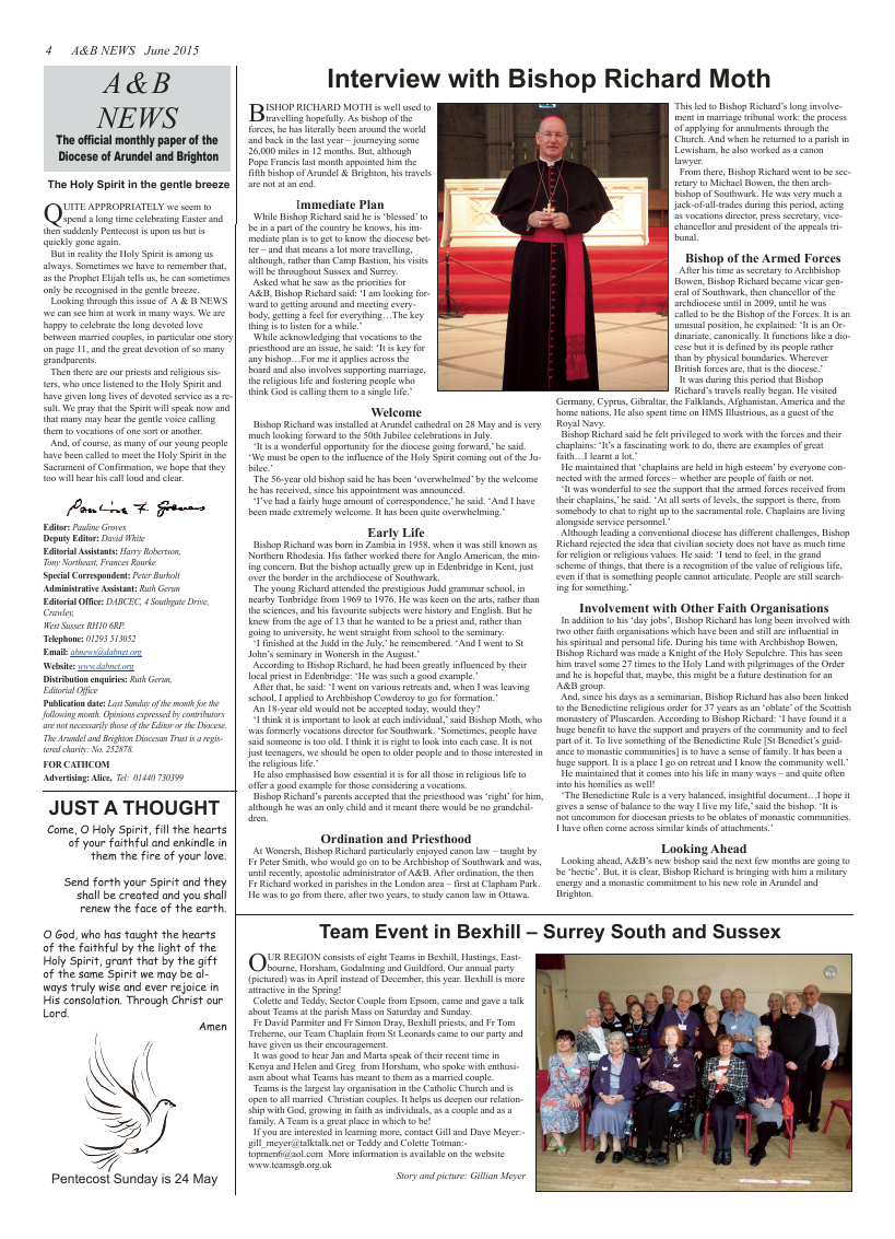 Jun 2015 edition of the A & B News