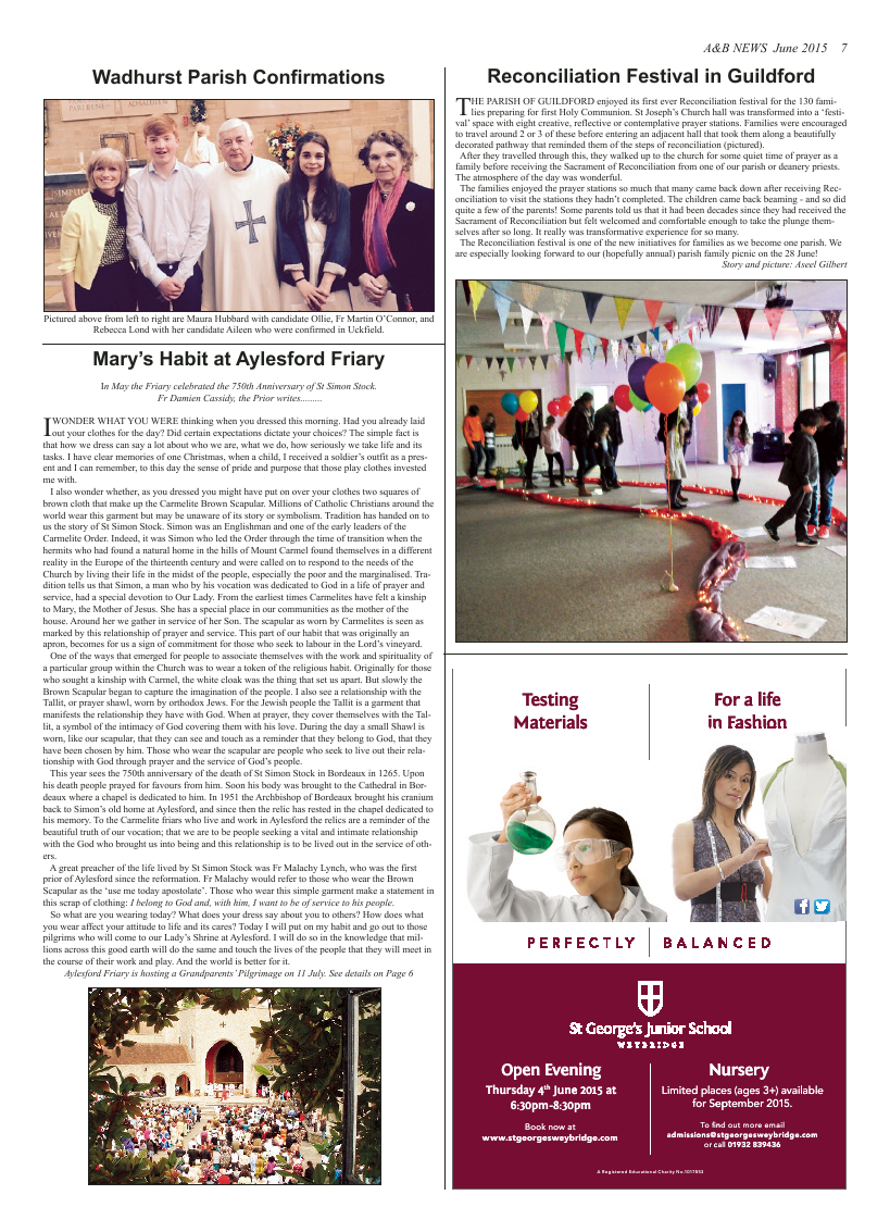 Jun 2015 edition of the A & B News