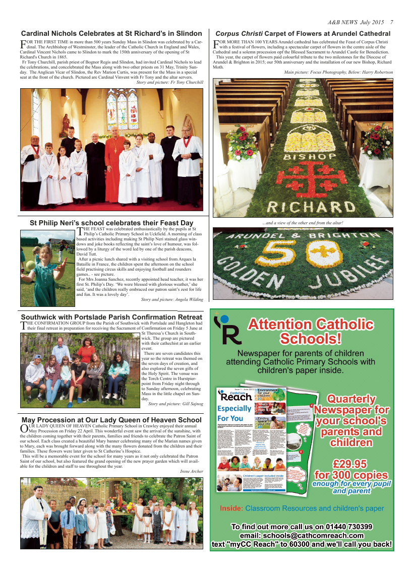 Jul 2015 edition of the A & B News