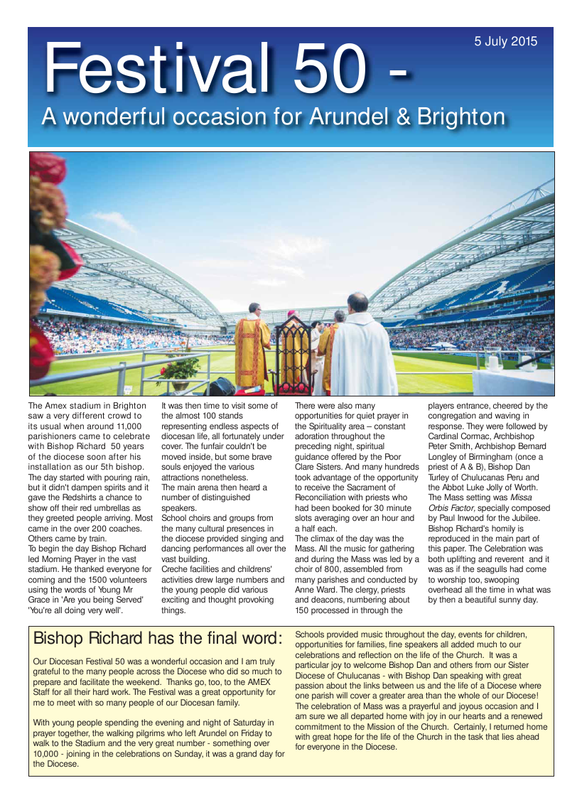 Sept 2015 edition of the A & B News Sept 2015 edition of the A & B News
