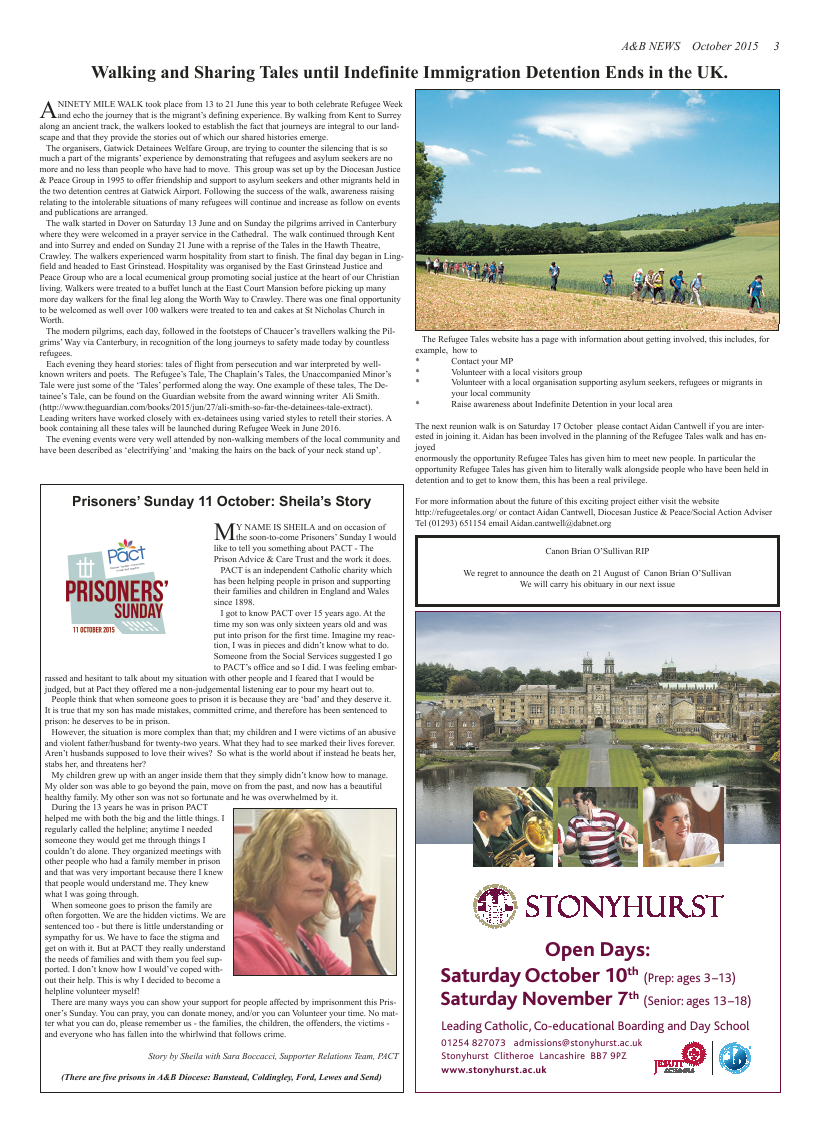 Oct 2015 edition of the A & B News