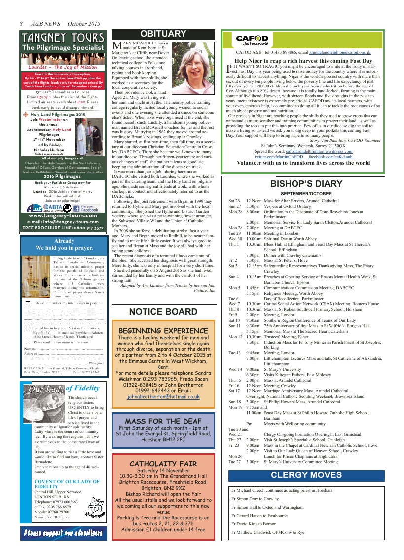 Oct 2015 edition of the A & B News