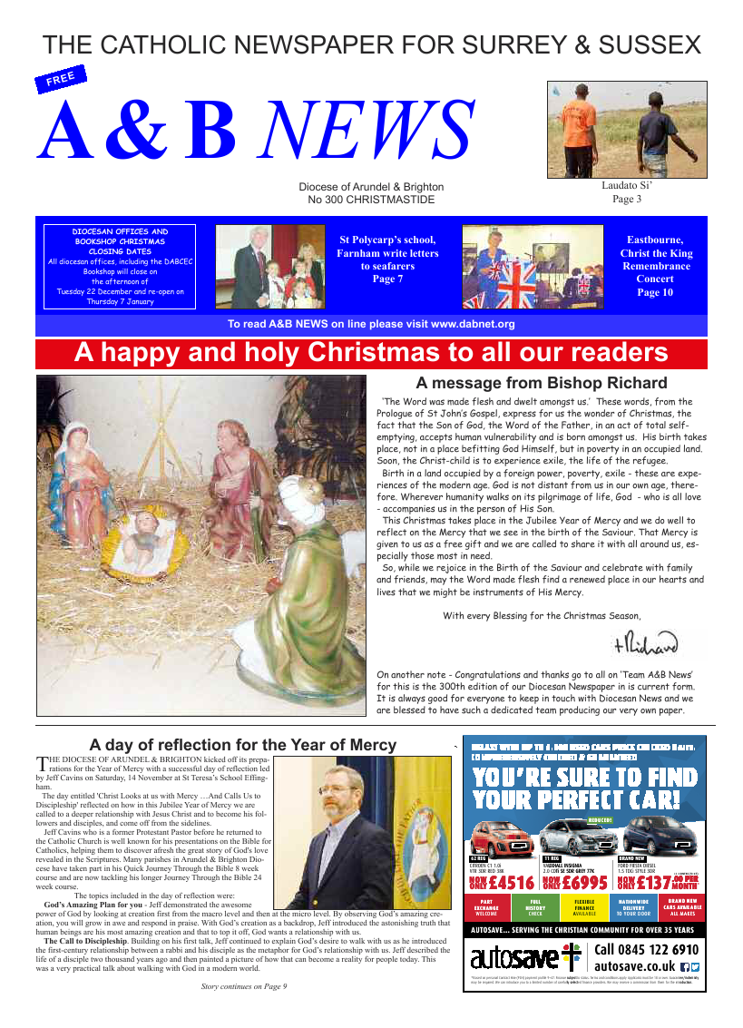 Jan 2016 edition of the A & B News