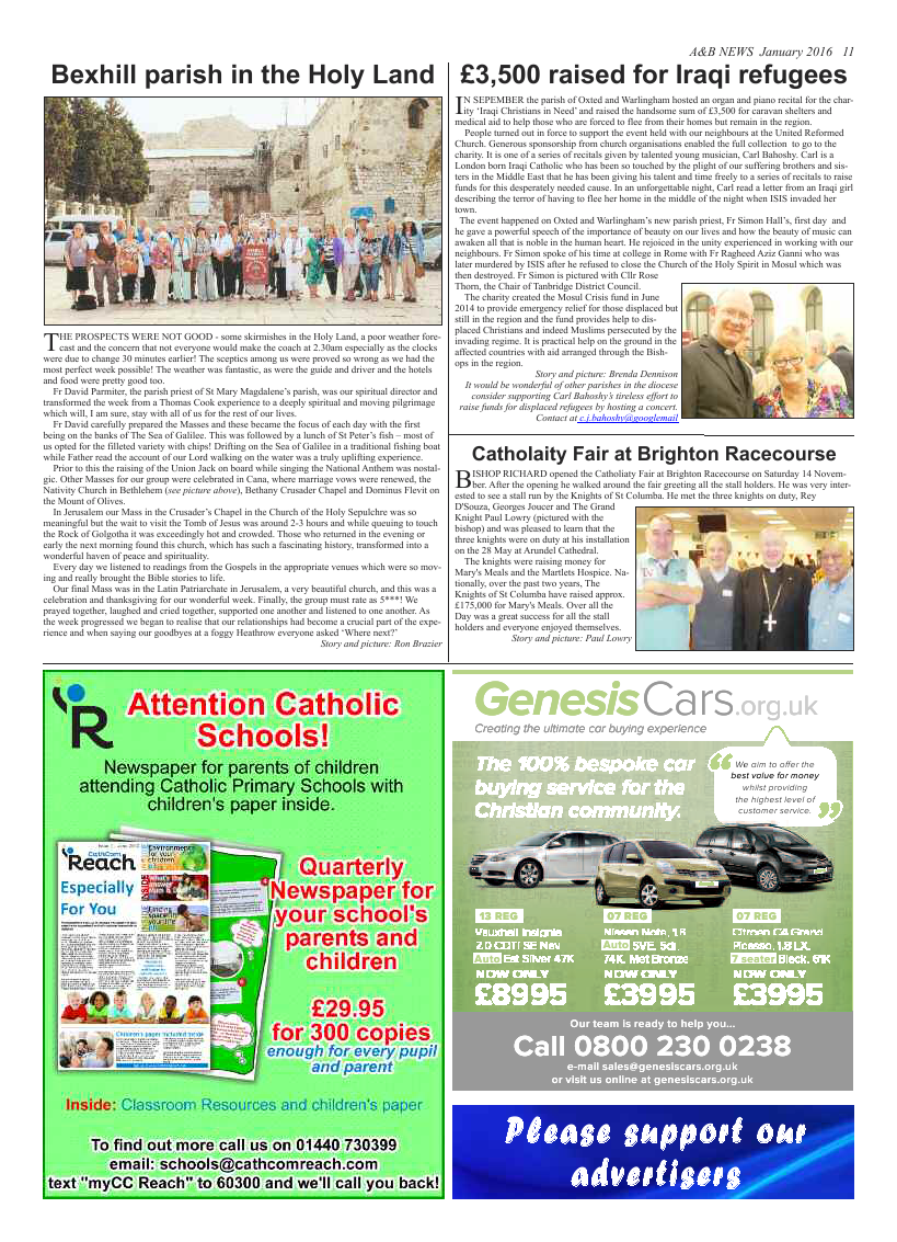 Jan 2016 edition of the A & B News