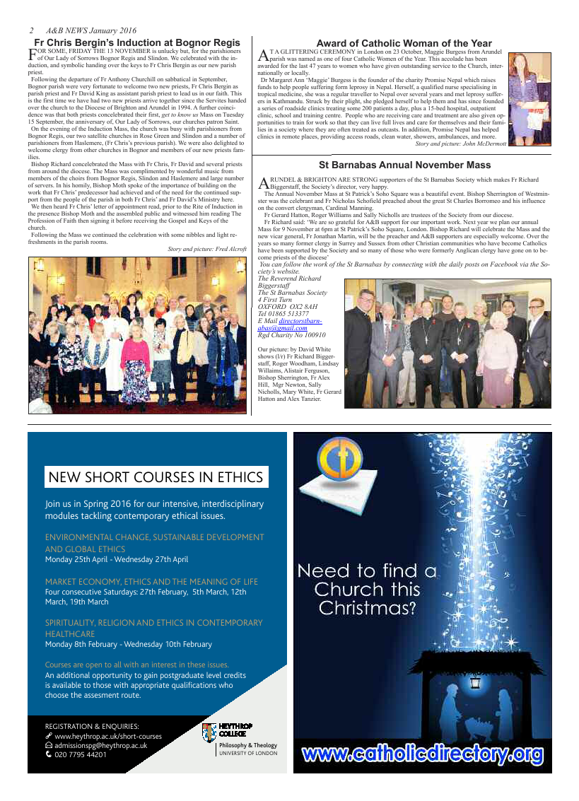 Jan 2016 edition of the A & B News - Page 