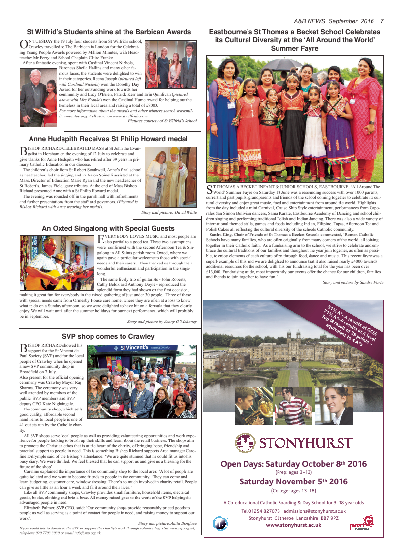 Sept 2016 edition of the A & B News - Page 