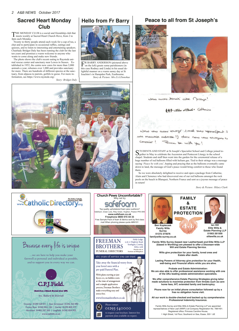 Oct 2017 edition of the A&B News - Page 