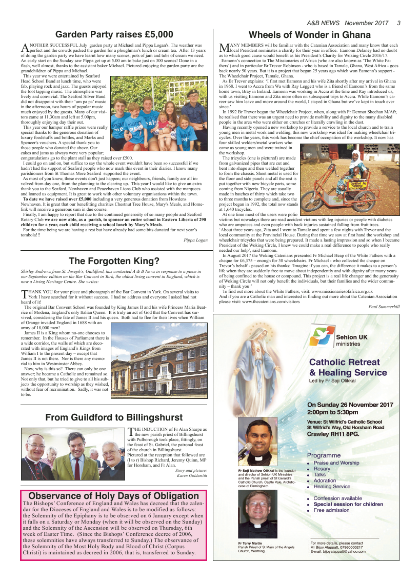 Nov 2017 edition of the A&B News - Page 