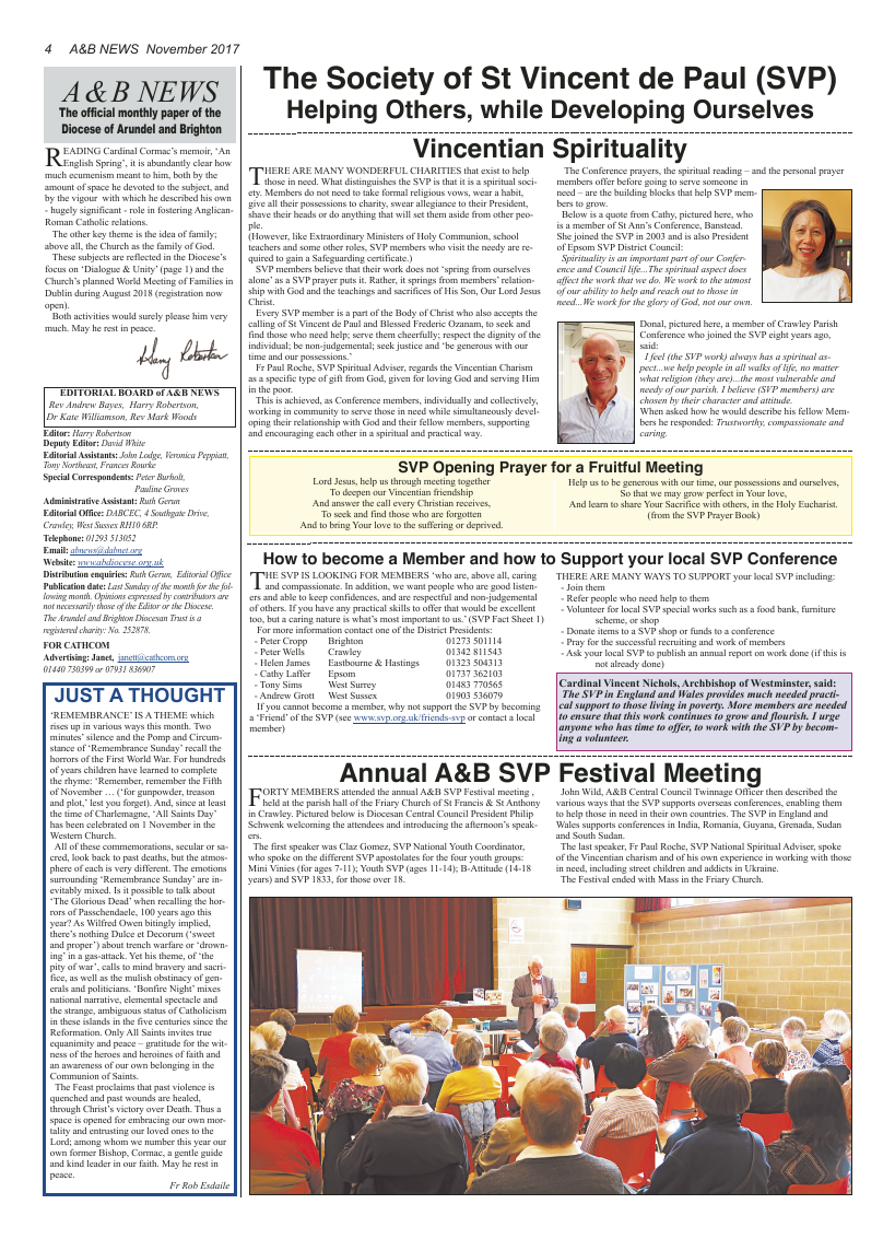 Nov 2017 edition of the A&B News - Page 