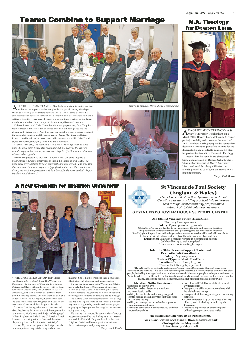 May 2018 edition of the A&B News - Page 