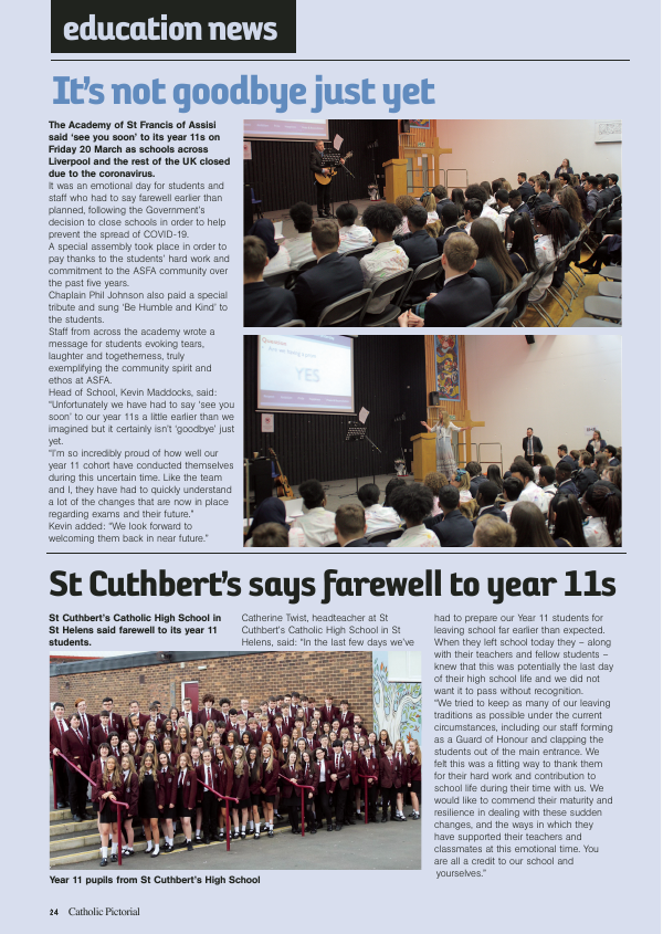 April 2019 edition of the Catholic Pic (Liverpool)