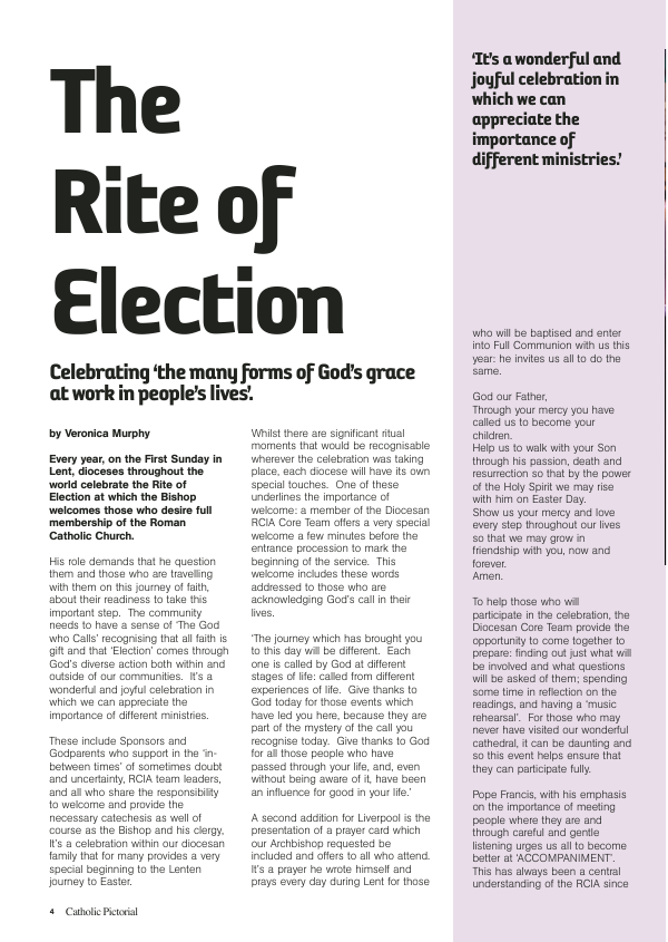 April 2019 edition of the Catholic Pic (Liverpool)