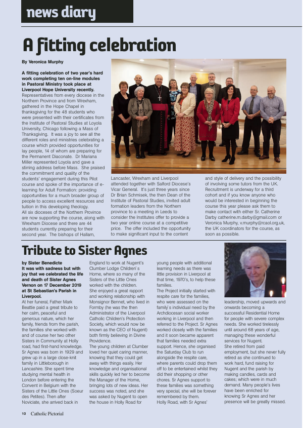 March 2020 edition of the Catholic Pic (Liverpool)