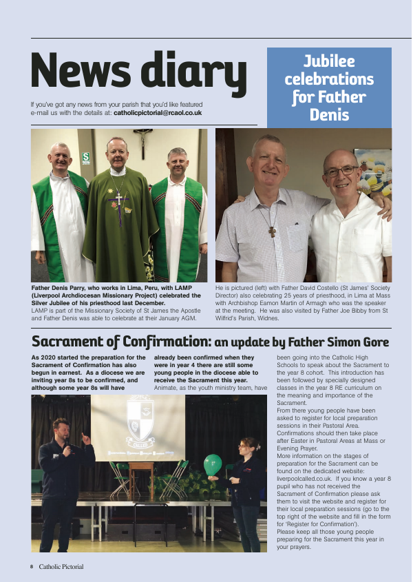 March 2020 edition of the Catholic Pic (Liverpool)