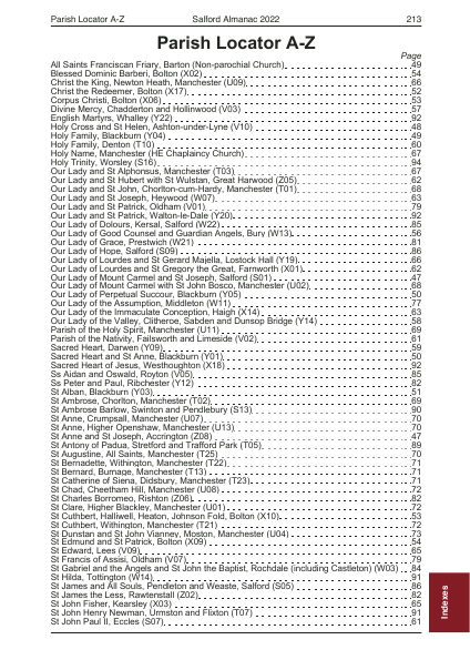 2022 edition of the Salford Almanac