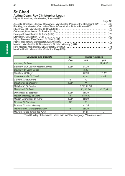 2022 edition of the Salford Almanac