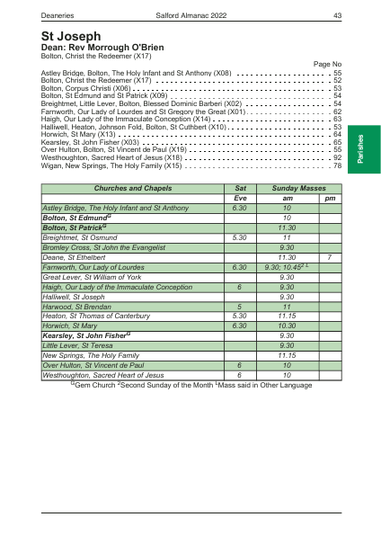 2022 edition of the Salford Almanac