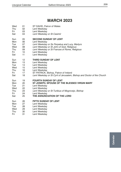 2023 edition of the Salford Almanac