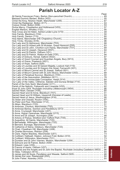 2023 edition of the Salford Almanac