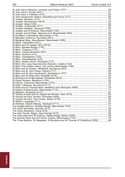 2023 edition of the Salford Almanac