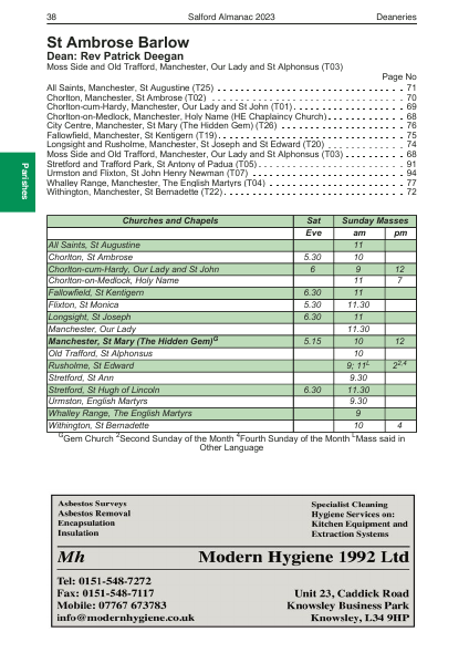 2023 edition of the Salford Almanac