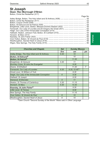 2023 edition of the Salford Almanac