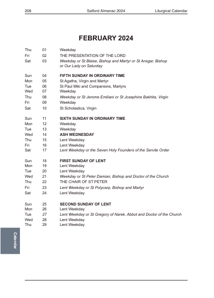 2024 edition of the Salford Almanac