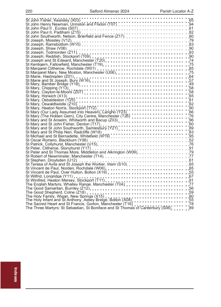 2024 edition of the Salford Almanac