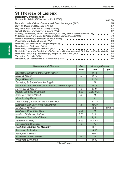 2024 edition of the Salford Almanac