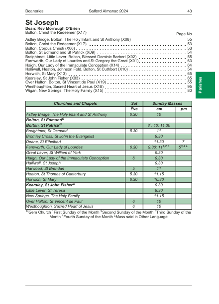 2024 edition of the Salford Almanac