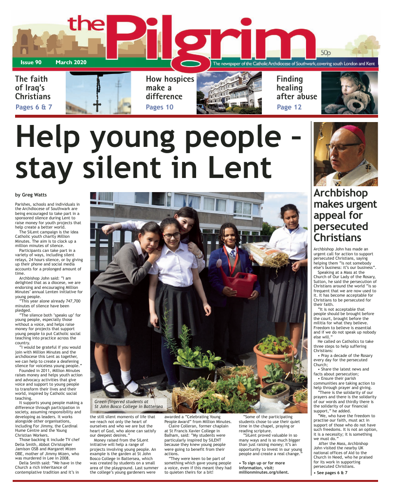 March 2020 edition of the The Pilgrim - Southwark