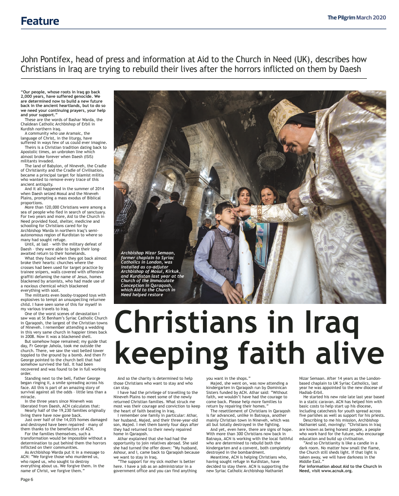 March 2020 edition of the The Pilgrim - Southwark