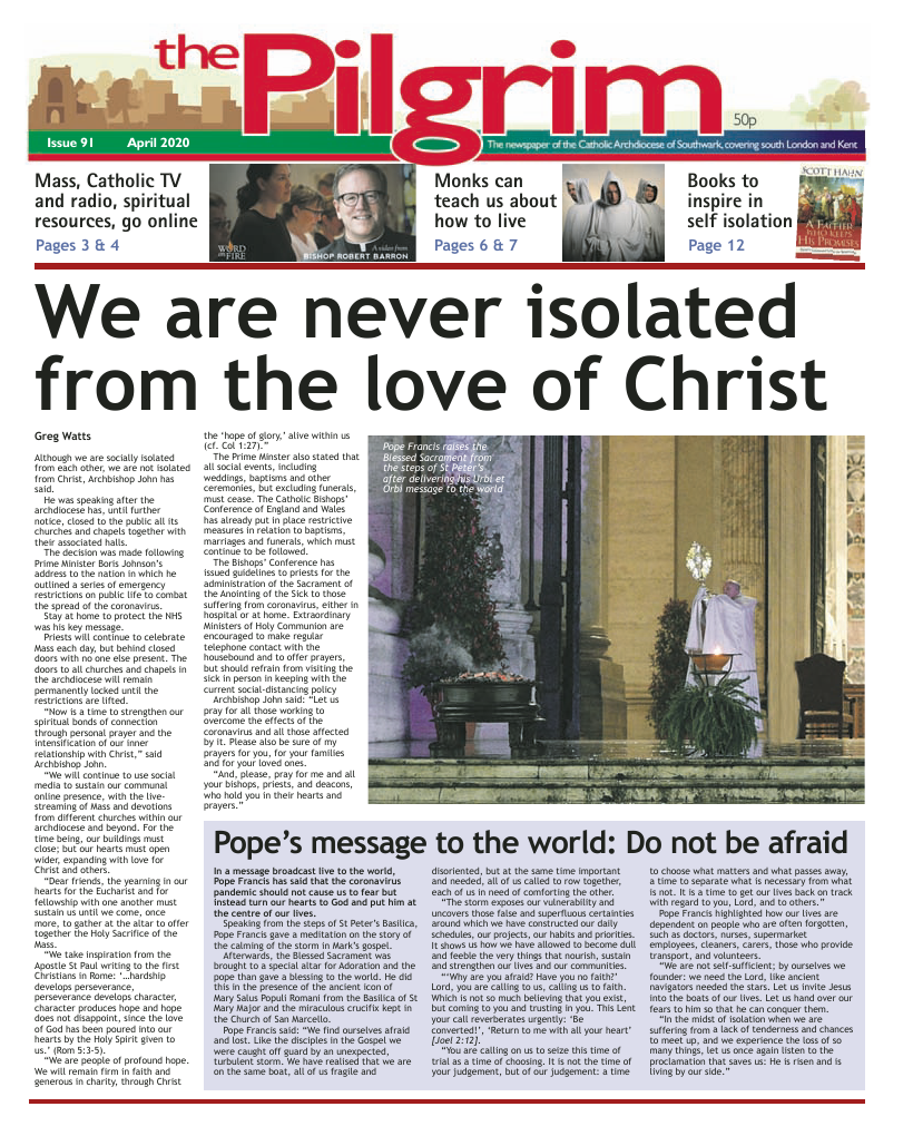 April 2020 edition of the The Pilgrim - Southwark