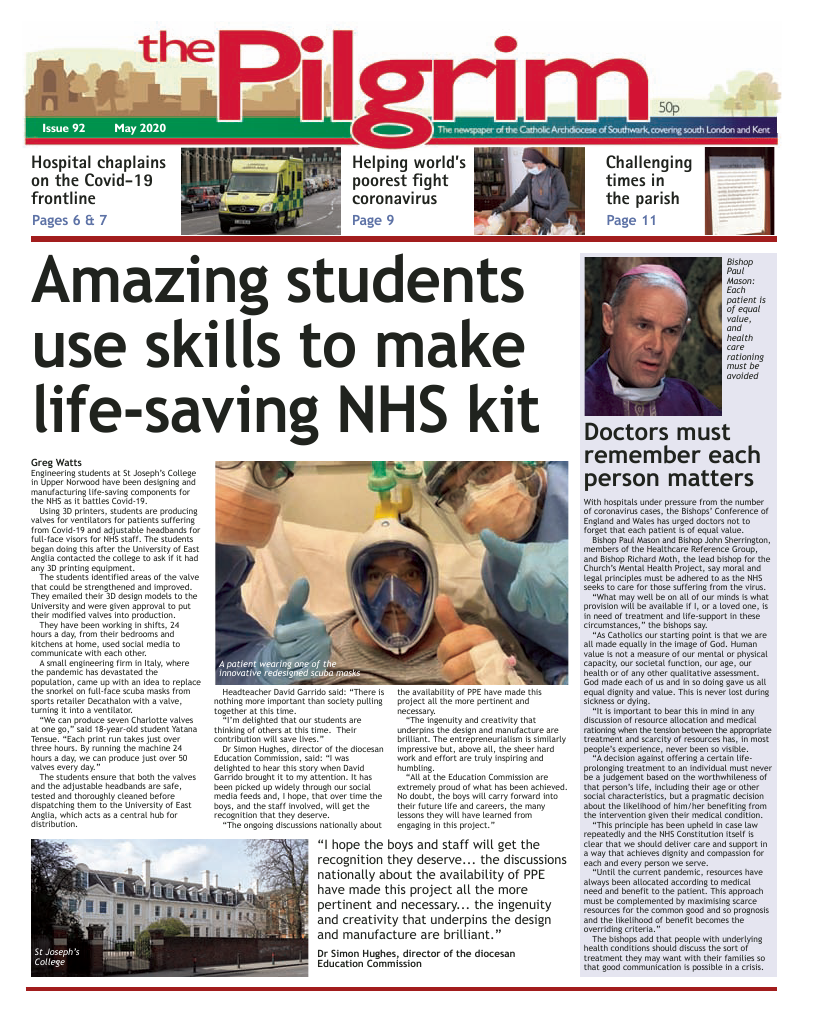 May 2020 edition of the The Pilgrim - Southwark