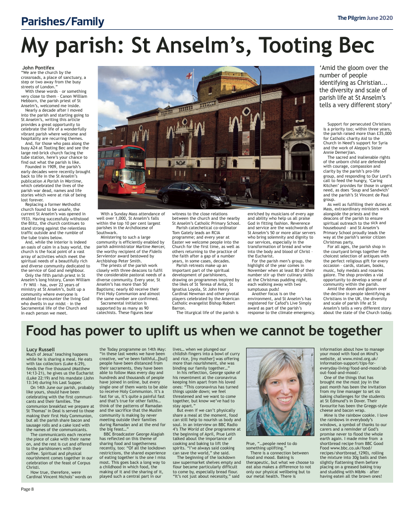 June 2020 edition of the The Pilgrim - Southwark