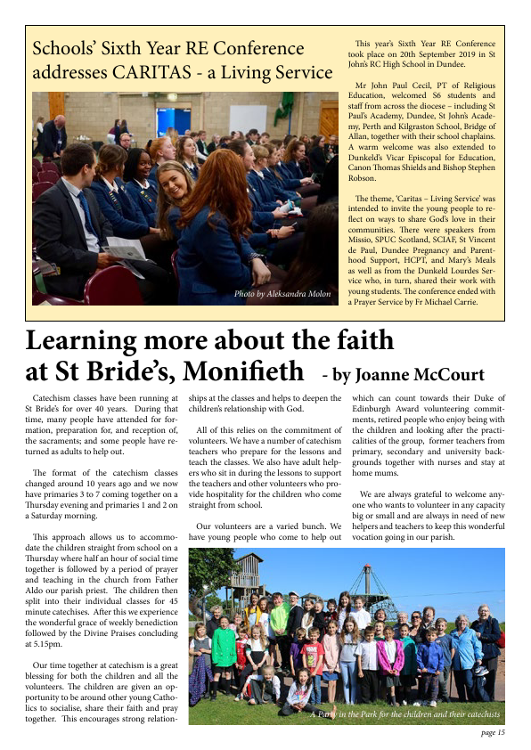 Dec 2019 edition of the Dunkeld News