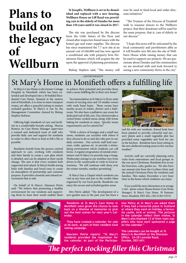 Dec 2019 edition of the Dunkeld News