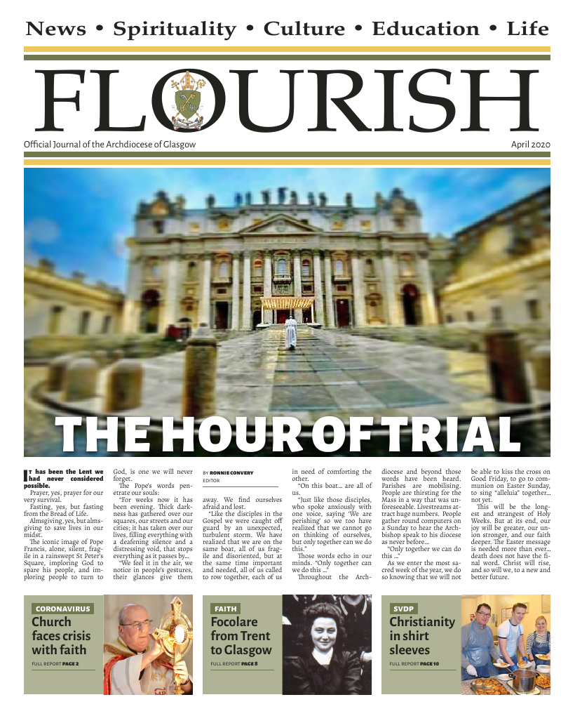 April 2020 edition of the Flourish - Archdiocese of Glasgow Journal 