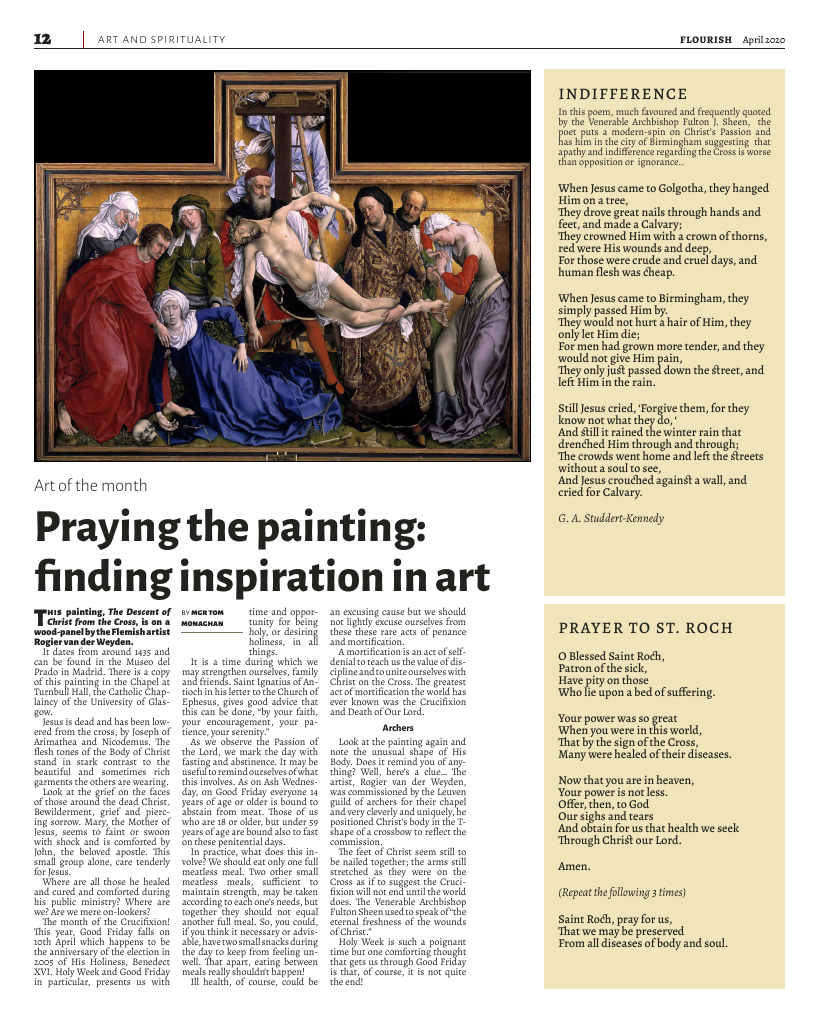 April 2020 edition of the Flourish - Archdiocese of Glasgow Journal 