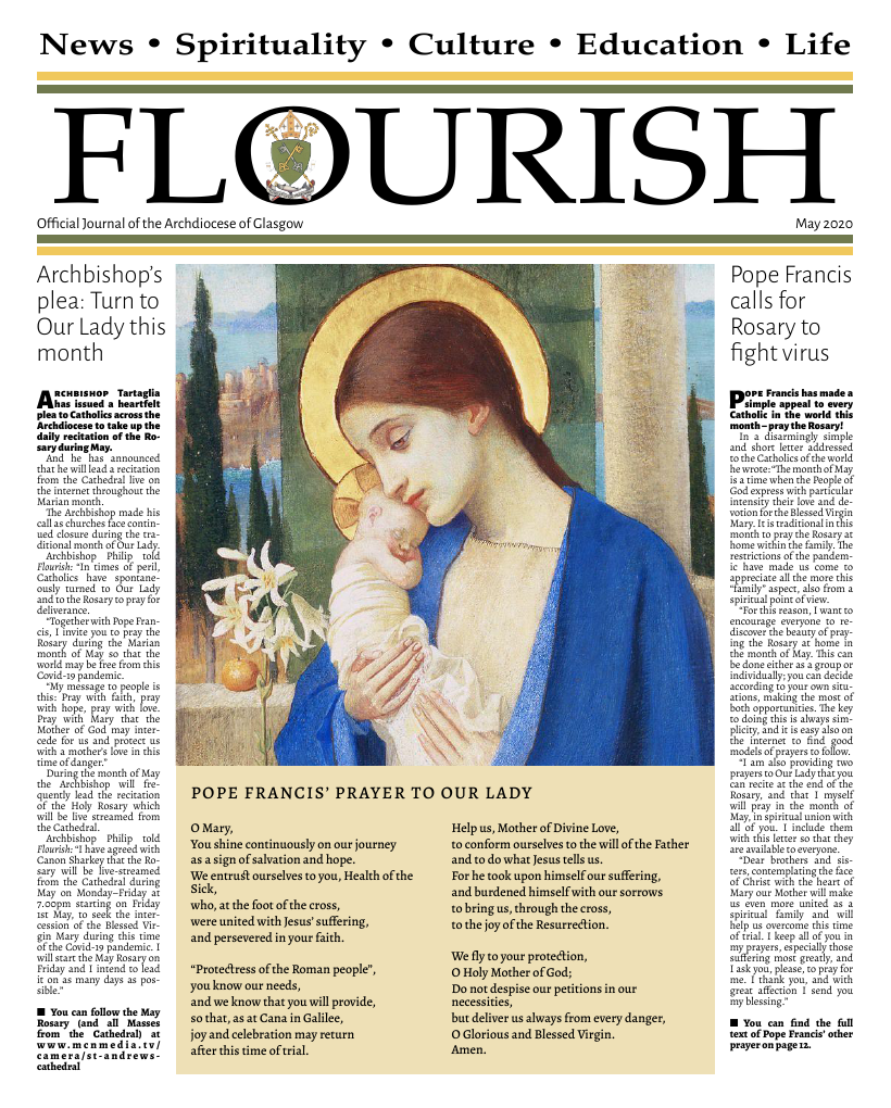 May 2020 edition of the Flourish - Archdiocese of Glasgow Journal 
