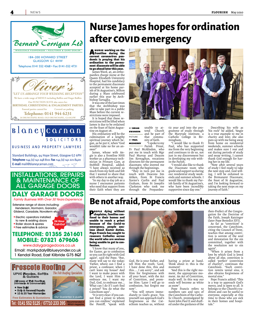 May 2020 edition of the Flourish - Archdiocese of Glasgow Journal 