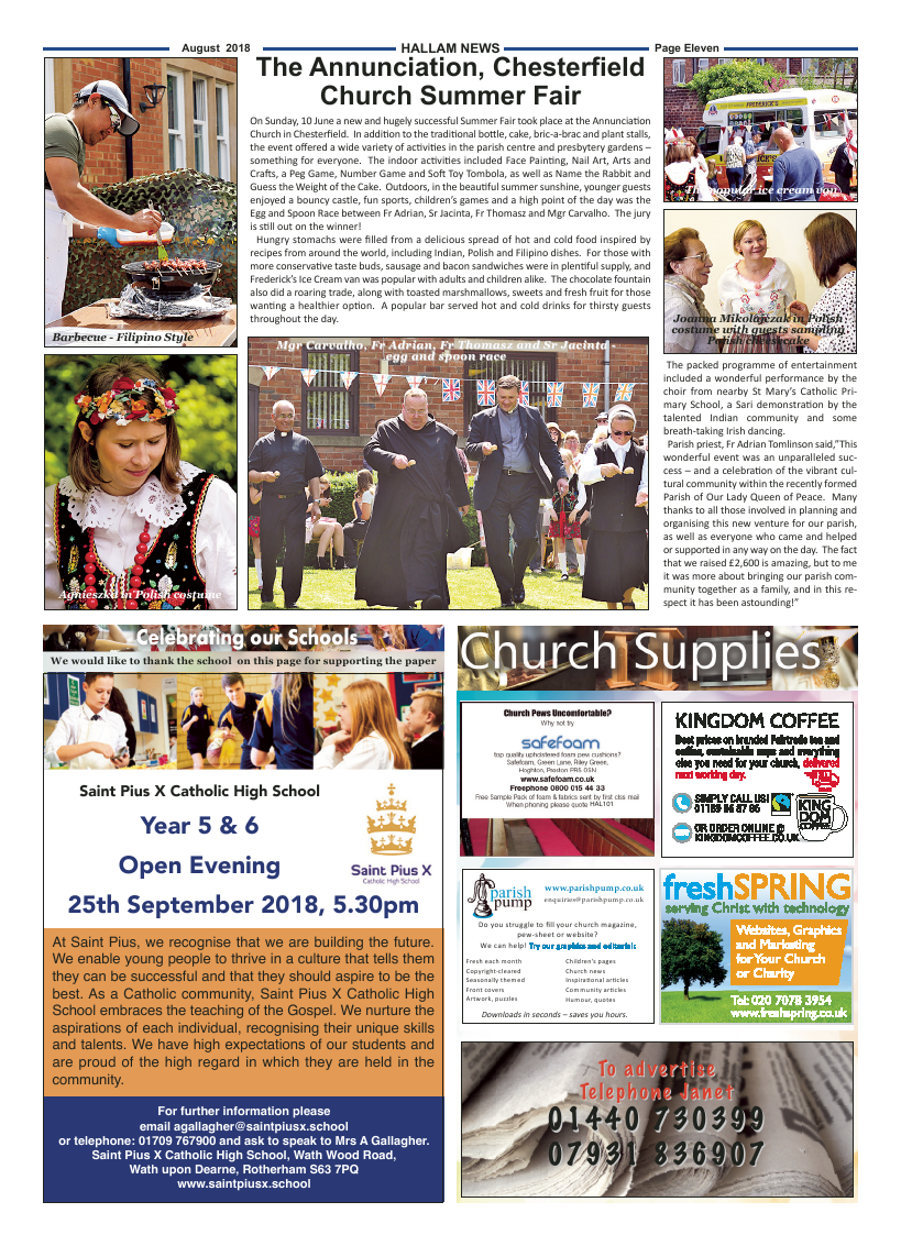 Aug 2018 edition of the Hallam News - Page 