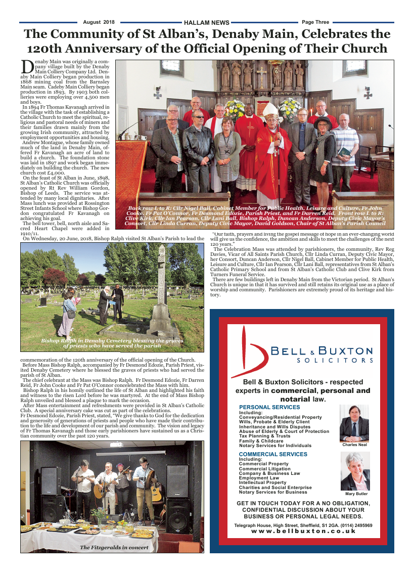 Aug 2018 edition of the Hallam News - Page 