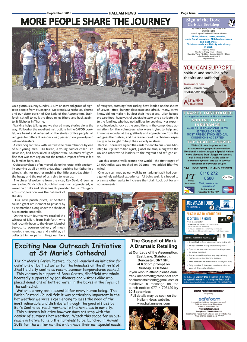 Sept 2018 edition of the Hallam News - Page 