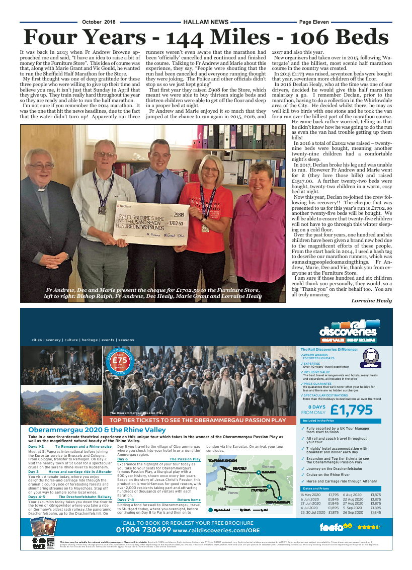 Oct 2018 edition of the Hallam News - Page 