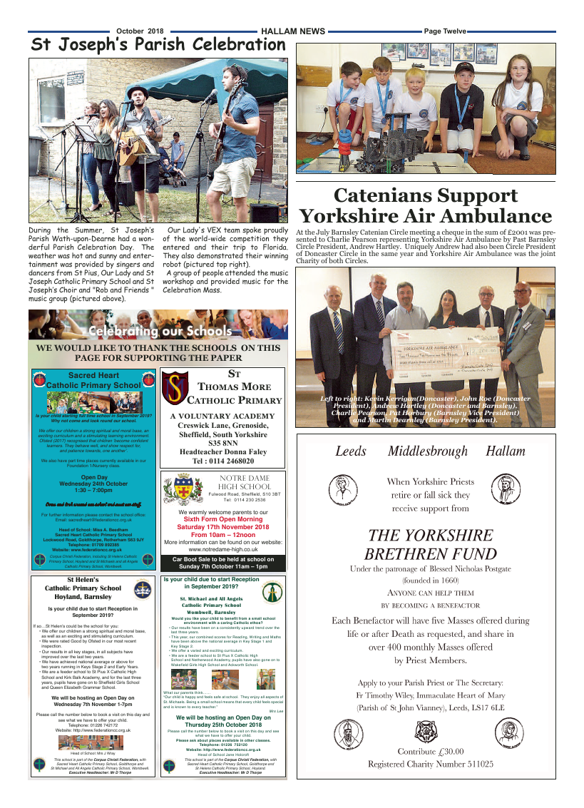 Oct 2018 edition of the Hallam News - Page 